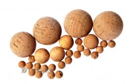Natural Cork Balls - 9mm size
