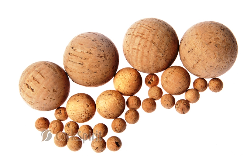 Natural Cork Balls - 8mm size