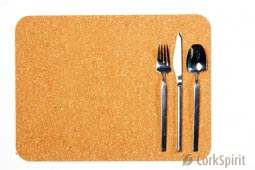 Cork Table Mats / Cork Placemats Natural Marble - Pack of 4