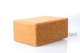 Natural Cork Yoga Block Brick - Large