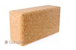 Natural Cork Yoga Block Brick 70 mm