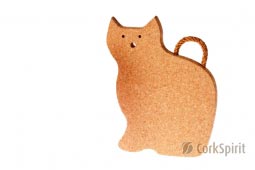 Cork Trivet with Rope / Hot Pot Stands / Tablemats - Cat