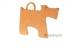 Cork Trivet with Rope / Hot Pot Stands / Tablemats - Dog