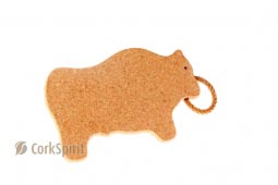 Cork Trivet with Rope / Hot Pot Stands / Tablemats - Bull